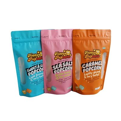 Logo personnalisé Plastique de qualité alimentaire Stand Up Pouch Zip Lock Sac d'emballage pour collations