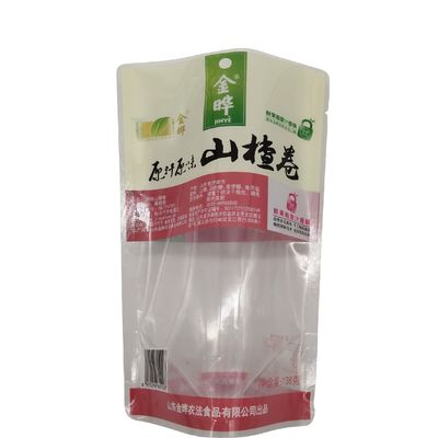 Logo personnalisé Plastique de qualité alimentaire Stand Up Pouch Zip Lock Sac d'emballage pour collations