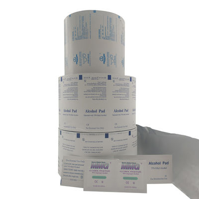 Rouleau de papier en papier d'aluminium pour le nettoyage de lentilles de taille personnalisée serviettes humides Sachet d'emballage