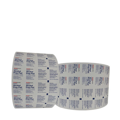 Rouleau de papier en papier d'aluminium pour le nettoyage de lentilles de taille personnalisée serviettes humides Sachet d'emballage
