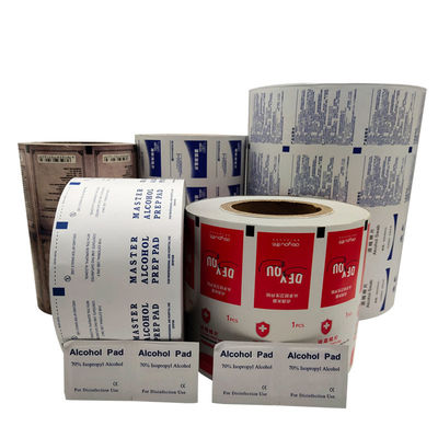Papier en feuille d'aluminium médical jetable pour les tampons de préparation d'alcool en vente sur mesure