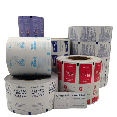 Papier en feuille d'aluminium médical jetable pour les tampons de préparation d'alcool en vente sur mesure