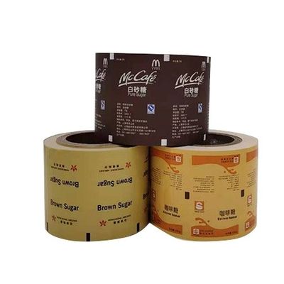 Ruloir de papier revêtu en PE de taille personnalisée pour les emballages de sucre/sel/café/noix/piment