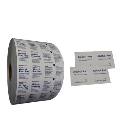 Produits pharmaceutiques Papier en feuille d'aluminium pour désinfection Lingettes mouillées