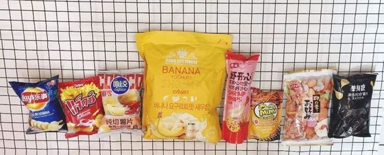 Jusqu'à 9 couleurs Sac d'emballage pour les copeaux de banane Les copeaux de pomme de terre durables et attrayants
