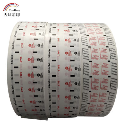 Rouleau de papier laminé industriel en PE pour sachet de sel de poivre