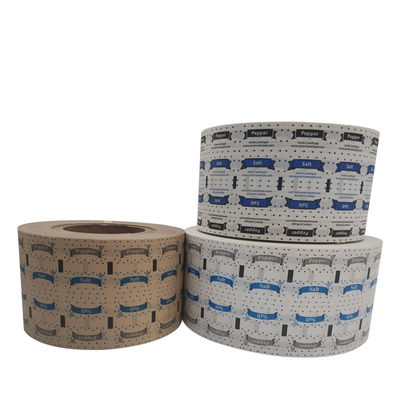 Rouleau de papier laminé industriel en PE pour sachet de sel de poivre