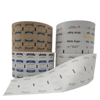 Rouleau de papier laminé industriel en PE pour sachet de sel de poivre