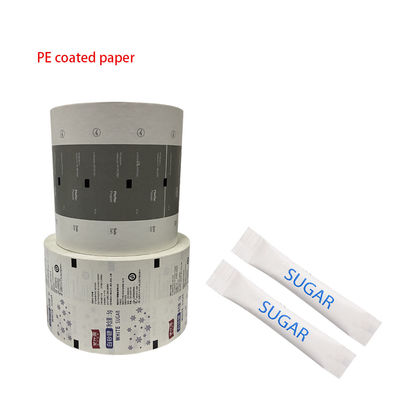 Rouleaux de papier blanc revêtus de PE pour l'emballage des tiges de sucre