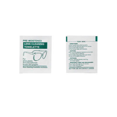 Ruloir de papier de nettoyage pour lunettes imperméables à l'eau avec laminage en papier d'aluminium Le meilleur choix