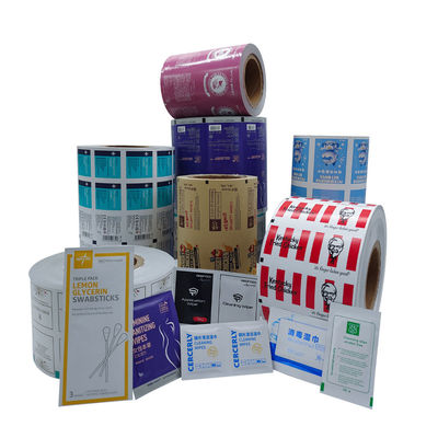 Produits de nettoyage utiles Emballage Papier composite en feuille d'aluminium pour le tampon de préparation d'alcool stérile / écouvillon propre