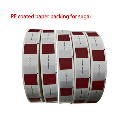 Impression flexographique de tubes de sucre édulcorant sachet d'emballage en papier PE film revêtu