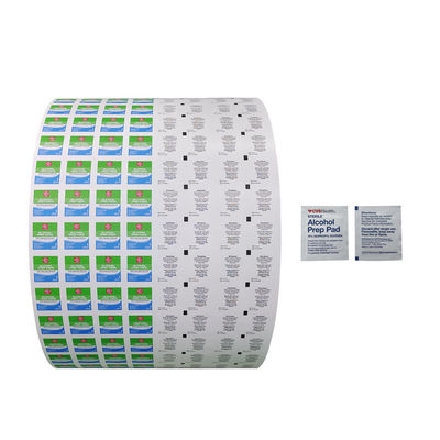 Taille 5x5 cm Plaquettes de préparation à base d'alcool à face unique Matériau d'emballage pour l'impression flexographique