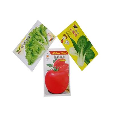 Sceaux thermiques Sacs d'emballage de semences végétales en plastique sur mesure pour l'agriculture