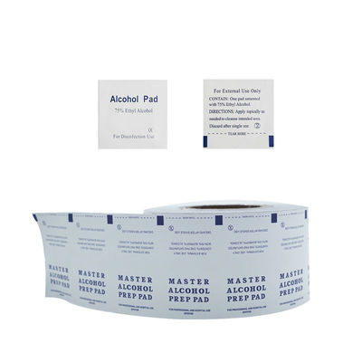 Type de pâte de pâte mécanique Rouleaux de film en feuille d'aluminium pour emballage à 75% d'alcool