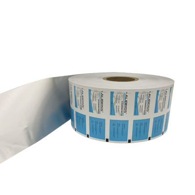 Papier en feuille d'aluminium imprimé à la flexographie pour les lingettes en iode en vrac