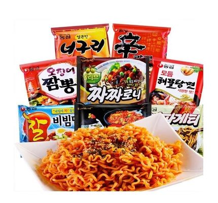 Noodles à base d'alcool emballage alimentaire Impression couleur avec et logo personnalisé
