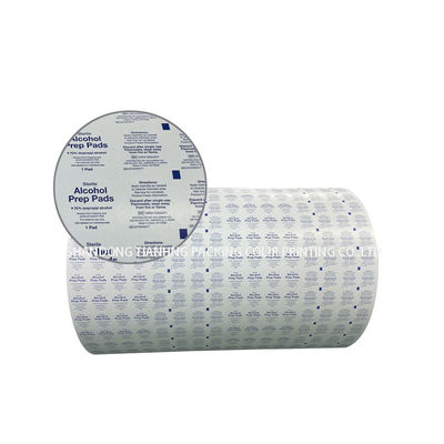 Matériau d'emballage stratifié en rouleau de papier d'aluminium pour serviettes hydrofuges à iode