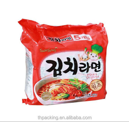 Sac avec soupape Nongshim Noodles instantanées Sac d'emballage Logo Impression et matériau durable