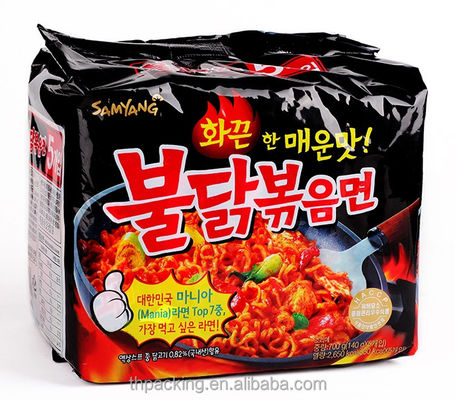 Sac avec soupape Nongshim Noodles instantanées Sac d'emballage Logo Impression et matériau durable