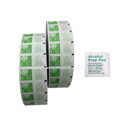 Ruloir de papier en feuille d'aluminium composite en carton de papier pour l'emballage en éternuement humide à 75% d'alcool