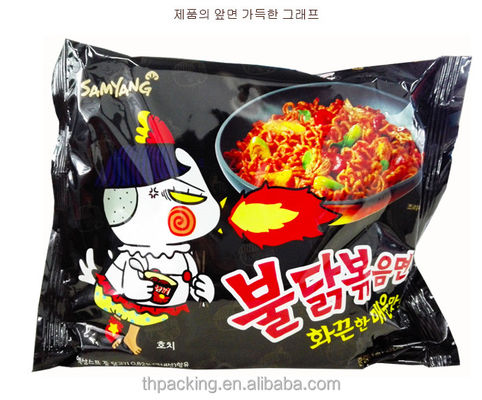 Sac avec soupape Nongshim Noodles instantanées Sac d'emballage Logo Impression et matériau durable