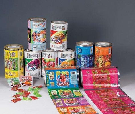 Noodles instantanées Sacs d'emballage en plastique BOPP/VMCPP jetables Structure du matériau PET/PE