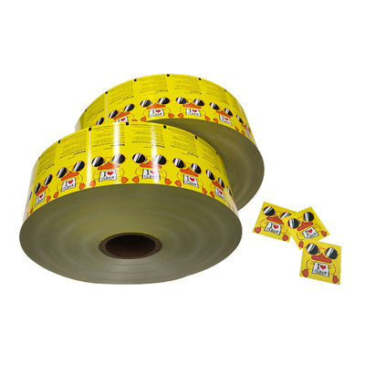 Rouleau de papier en feuille d'aluminium stratifiée flexible pour les serviettes de préparation d'alcool/sacs de lingettes de nettoyage