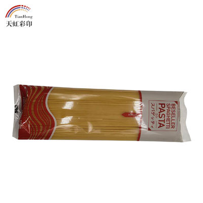 Emballage de pâtes de couleur personnalisée certifiée ISO9001/ISO2008 Sac en plastique pour aliments