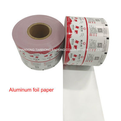 Impression personnalisée de papier en feuille d'aluminium film d'étanchéité thermique pour les écouvillons de nettoyage de lunettes