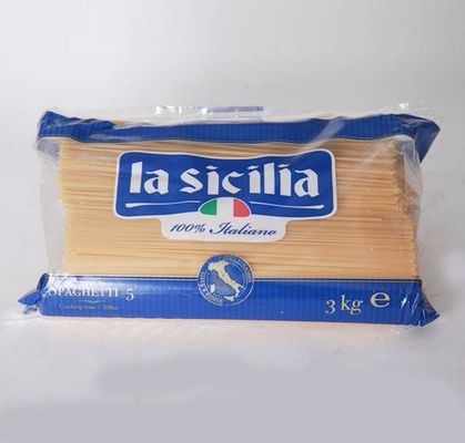 Emballage de pâtes de couleur personnalisée certifiée ISO9001/ISO2008 Sac en plastique pour aliments