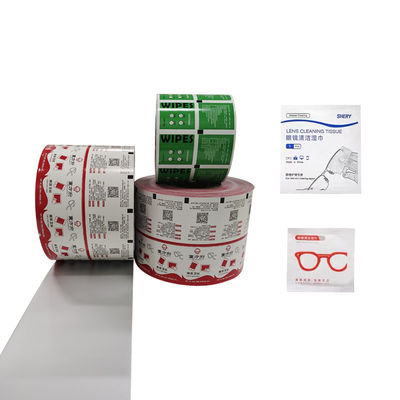 30-1100mm largeur papier en aluminium personnalisé pour adultes lingettes solution d'emballage