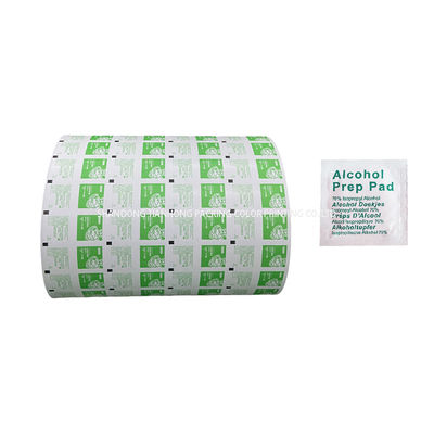 30-1100mm largeur papier en aluminium personnalisé pour adultes lingettes solution d'emballage