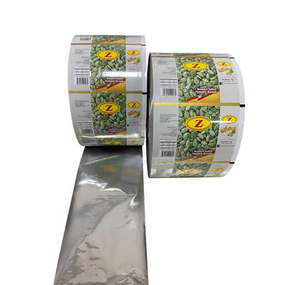 Épaisseur de 40 à 150 microns Logo personnalisé Laminé CPP OPP Foil d'aluminium Films en rouleau d'emballage alimentaire