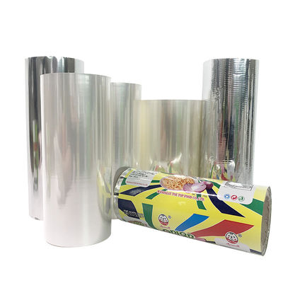 Rouleaux personnalisés de film flexible laminé en plastique pour emballage en poudre de lait