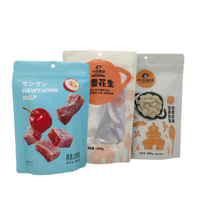 Fermeture à glissière haut personnalisé imprimé Matte Stand Up Pouch Foil d'aluminium sac Mylar pour Lollipop