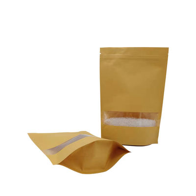 Sacs d'emballage alimentaire en papier d'aluminium Mylar en plastique à fermeture à glissière argentée pour lampe à carreaux personnalisée