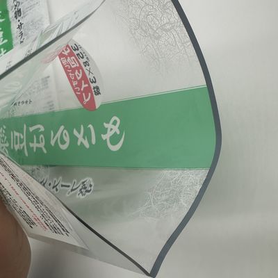 Sac d'emballage alimentaire personnalisé pour sucette à l'arrière sac scellé sac de bonbons clairs