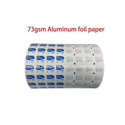 Papier composite en feuille d'aluminium imperméable à l'eau pour la promotion de lingettes et de lunettes de nettoyage