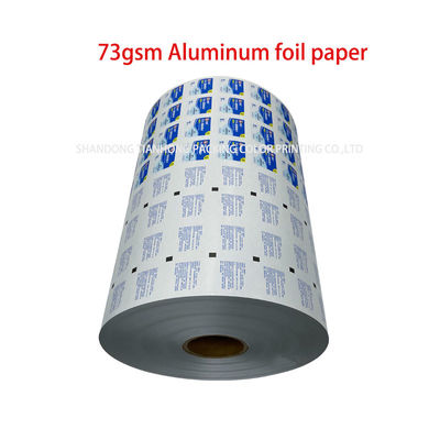 Papier composite en feuille d'aluminium imperméable à l'eau pour la promotion de lingettes et de lunettes de nettoyage