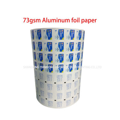 Papier composite en feuille d'aluminium imperméable à l'eau pour la promotion de lingettes et de lunettes de nettoyage