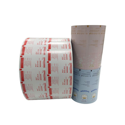 Rôles de film en papier d'aluminium imperméable à l'eau pour emballage de tampons de préparation de l'alcool
