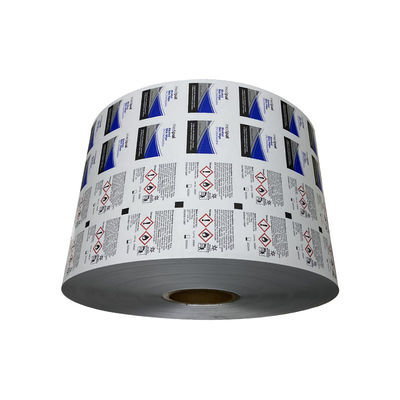 Pâte à papier en aluminium en PE à 75% d'alcool, rouleau de film pour emballage 30-1100 mm de largeur